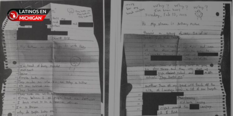 Policía de la Universidad Estatal de Michigan publica nota escrita por el tirador de MSU