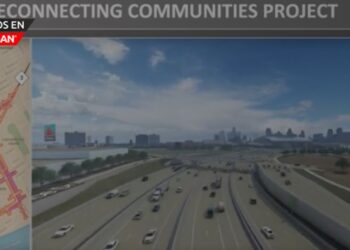 MDOT comparte representación del rediseño de la I-375