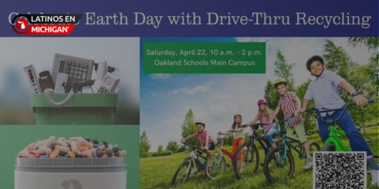 Este sábado evento de reciclaje drive-thru del Día de la Tierra en Oakland County