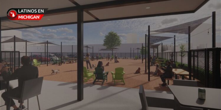 Barkside Dog Bar, parque para perros, con bar al aire libre abrirá en el West Village de Detroit este verano