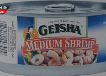 Camarones enlatados retirados del mercado en Michigan y otros 30 estados
