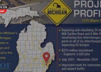 MDOT cerrará rampa de la M-14 hacia la I-275 en dirección norte hasta finales de julio