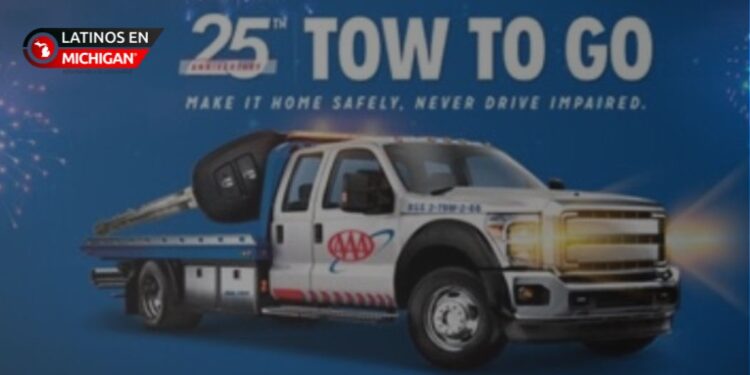 AAA activa «Tow to Go» en Michigan para el fin de semana del Día de la Independencia