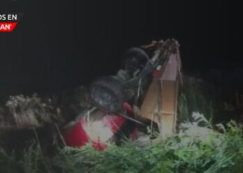 Policía arresta a  sospechoso de disparos y accidente de vuelco