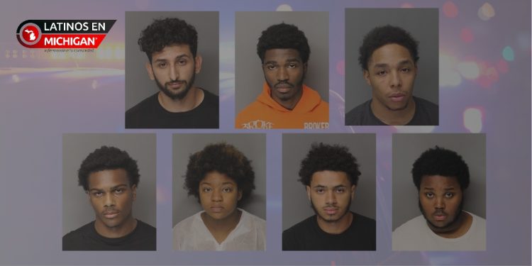 7 personas acusadas ​​en varios robos de vehículos de Metro Detroit