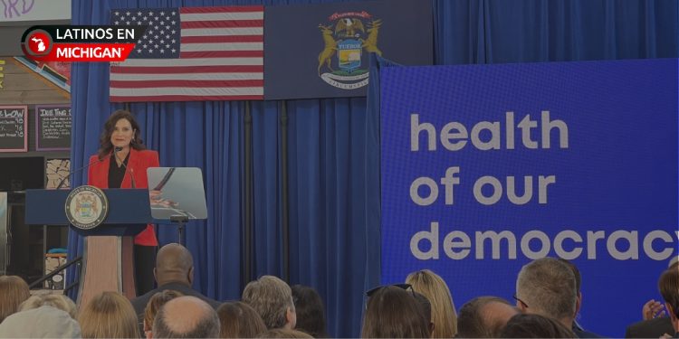 La gobernadora Whitmer da el discurso ‘What’s Next’, recalcando 4 temas centrales