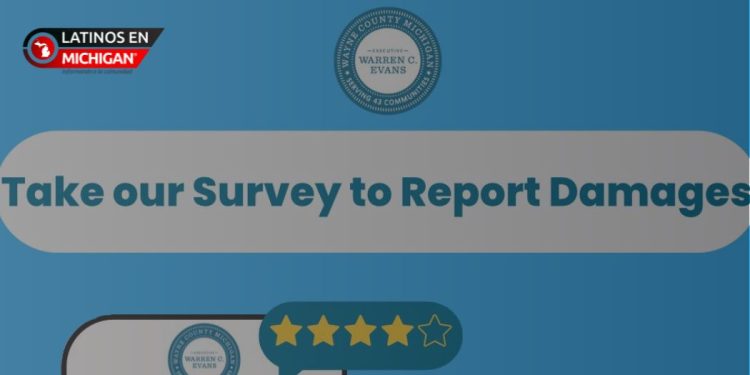 Funcionarios del condado de Wayne piden a los residentes que completen una encuesta de evaluación de daños