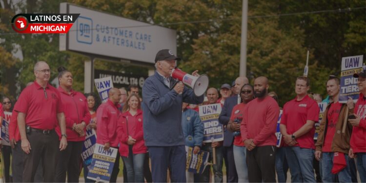 Presidente Biden visita Metro Detroit en solidaridad al UAW