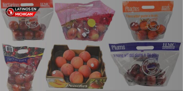 Brote de listeria asociado al consumo de melocotones, nectarinas y ciruelas afecta a varios estados de EE.UU,  incluido Michigan