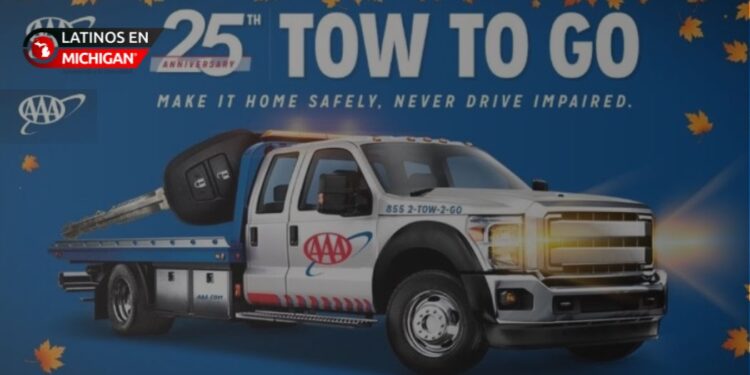AAA activa ‘Tow to Go’ para el fin de semana festivo de Acción de Gracias