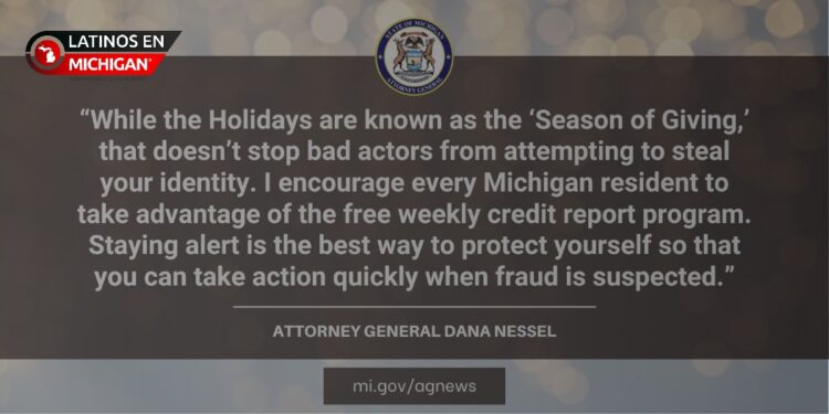 Fiscal General de Michigan alerta sobre estafas navideñas y ofrece consejos para proteger el crédito