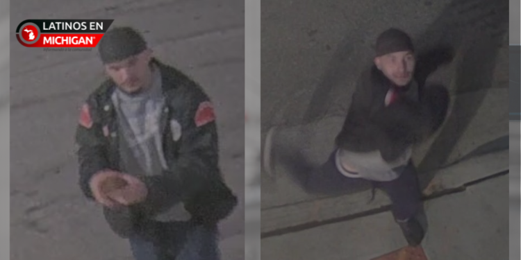 Policía busca a sospechoso de romper ventanas de varios negocios en Detroit