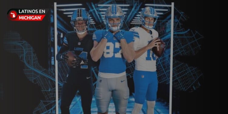Los Detroit Lions presentan sus nuevos uniformes