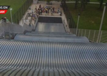 El tobogán gigante de Belle Isle vuelve este verano con más seguridad