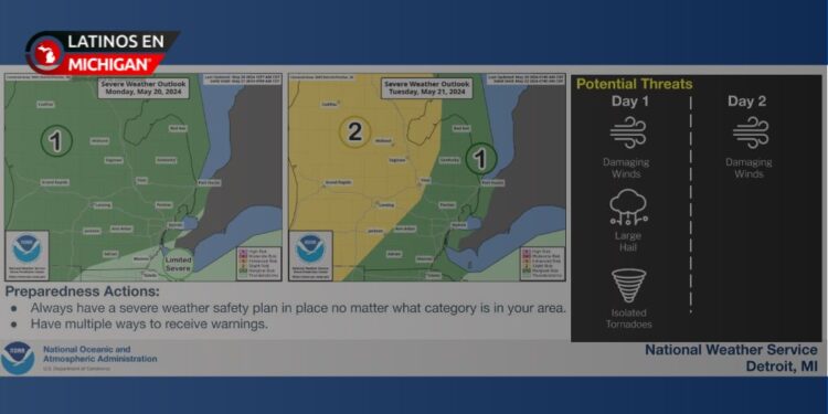 Michigan se prepara para una semana de clima severo