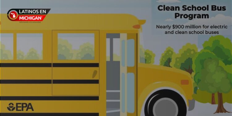 Inversión de $24 millones en autobuses escolares limpios y eléctricos en Michigan
