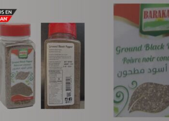 Retiran pimienta negra molida ‘Baraka’ por posible contaminación de Salmonella