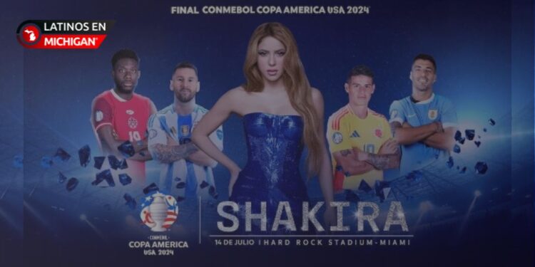 Shakira se presentará en la final de la CONMEBOL Copa América 2024™