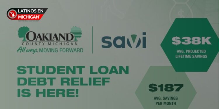 Oakland County lanza iniciativa con la plataforma Savi para aliviar la deuda estudiantil