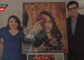 Alberto Marín presenta obra durante los Premios Talentos Latinos 2024