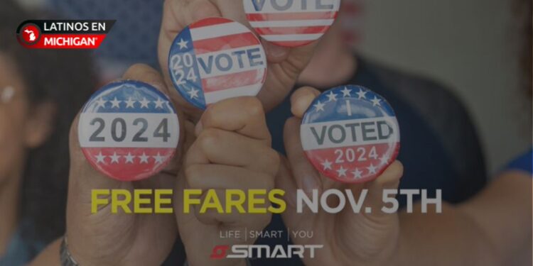 Viajes gratis el día de las elecciones con SMART en Metro Detroit