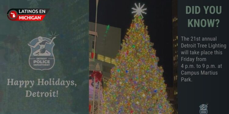 DPD garantiza la seguridad de 50,000 asistentes en la iluminación anual del árbol