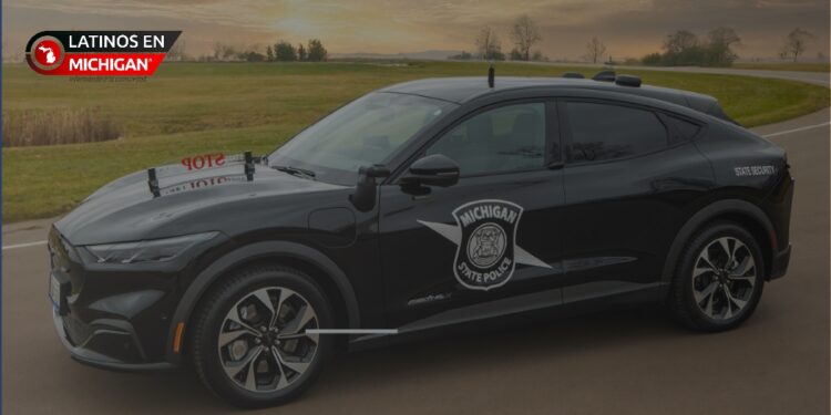 La Policía Estatal de Michigan prueba el primer vehículo eléctrico de batería en su flota de patrulla