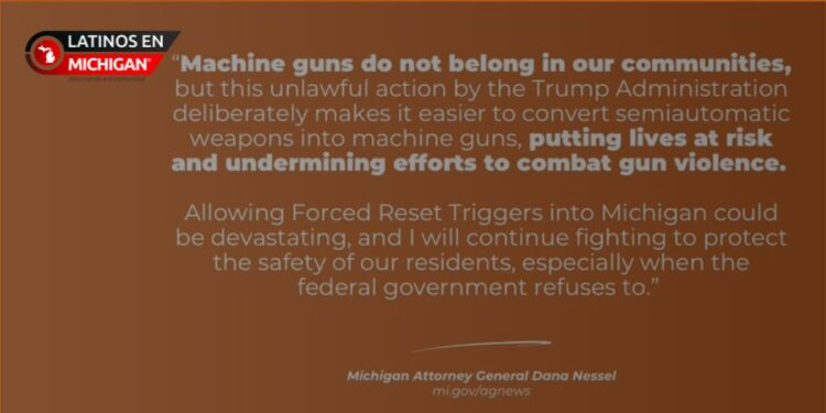 AG Nessel y otros fiscales demandan a la Administración Trump para impedir distribución masiva de dispositivos de ametralladoras