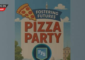 Pizza con propósito: fiesta solidaria en el Capitolio de Michigan apoya a jóvenes de crianza que sueñan con la universidad