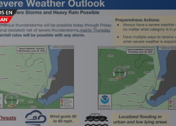 Tormentas se intensifican en el sureste de Michigan: advierten por ráfagas y posibles inundaciones
