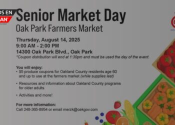 Oakland County celebra el Día del Mercado para Adultos Mayores en Oak Park