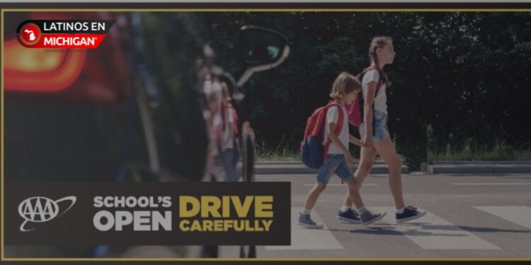 AAA lanza campaña de seguridad vial por el regreso a clases en Michigan