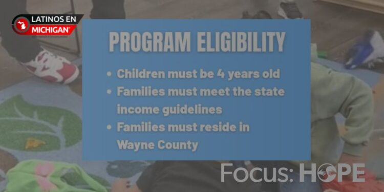 La organización Focus: HOPE amplía los cupos de su programa preescolar financiado por el estado en Wayne County