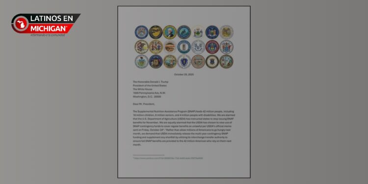 Gobernadora Whitmer encabeza llamado nacional para proteger el programa SNAP ante posible interrupción