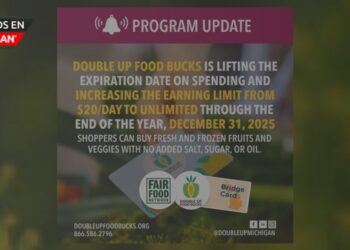 Michigan amplía beneficios de “Double Up Food Bucks” ante interrupción de fondos SNAP