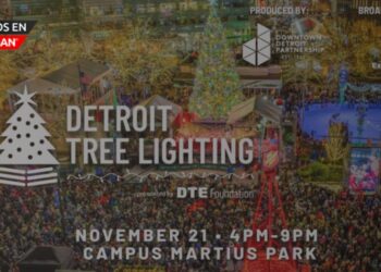 Detroit se prepara para encender su espíritu navideño con el tradicional encendido del árbol 2025